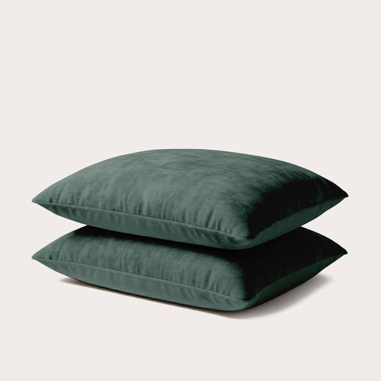 HappyBed Pillowcase | Teddy Velvet Dark Green | Set of 2