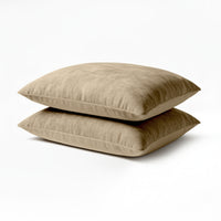 HappyBed | Velvet Taupe - pillowcase set 2 pieces (Pre-order shipping on November 6)