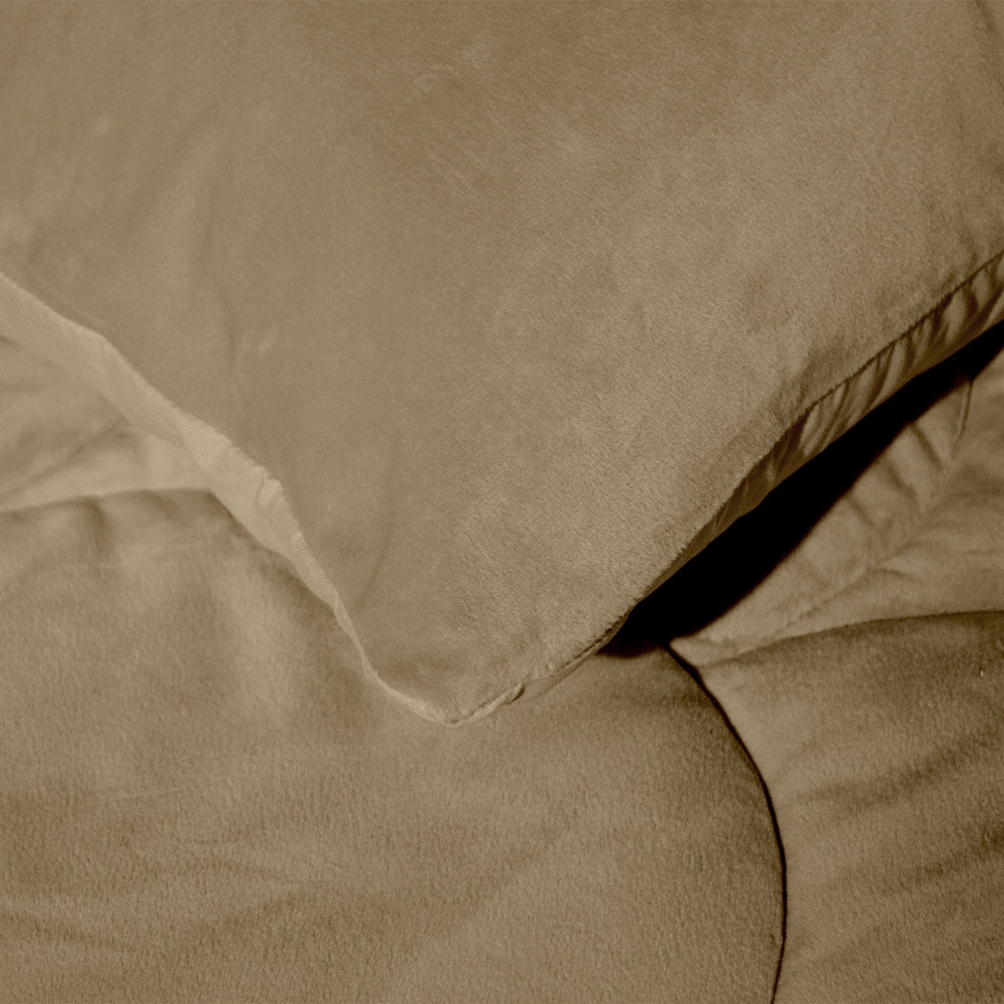 HappyBed | Velvet Taupe - pillowcase set 2 pieces (Pre-order shipping on November 6)