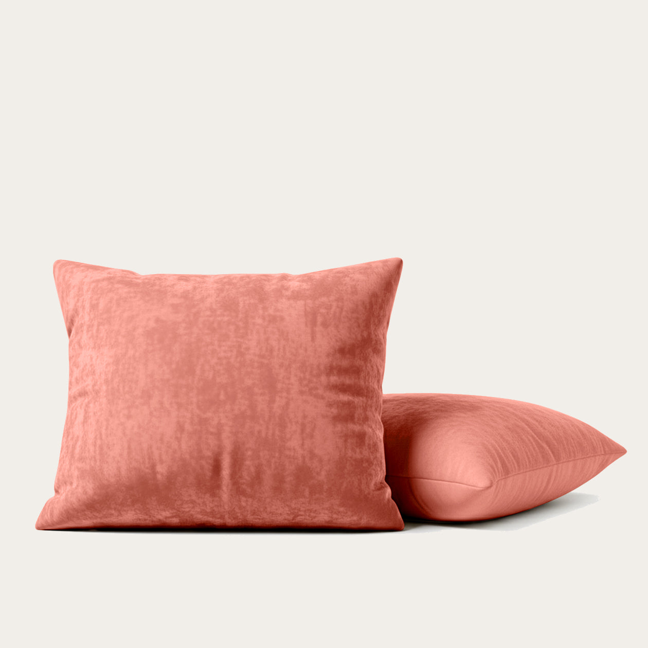 HappyBed taie d'oreiller | Teddy velours vieux rose | Lot de 2