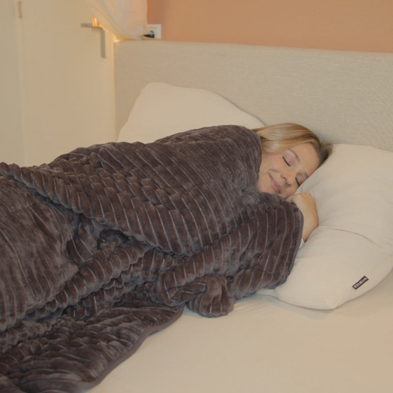 HappyBed Premium Verzwaringsdeken | Black | 7 KG