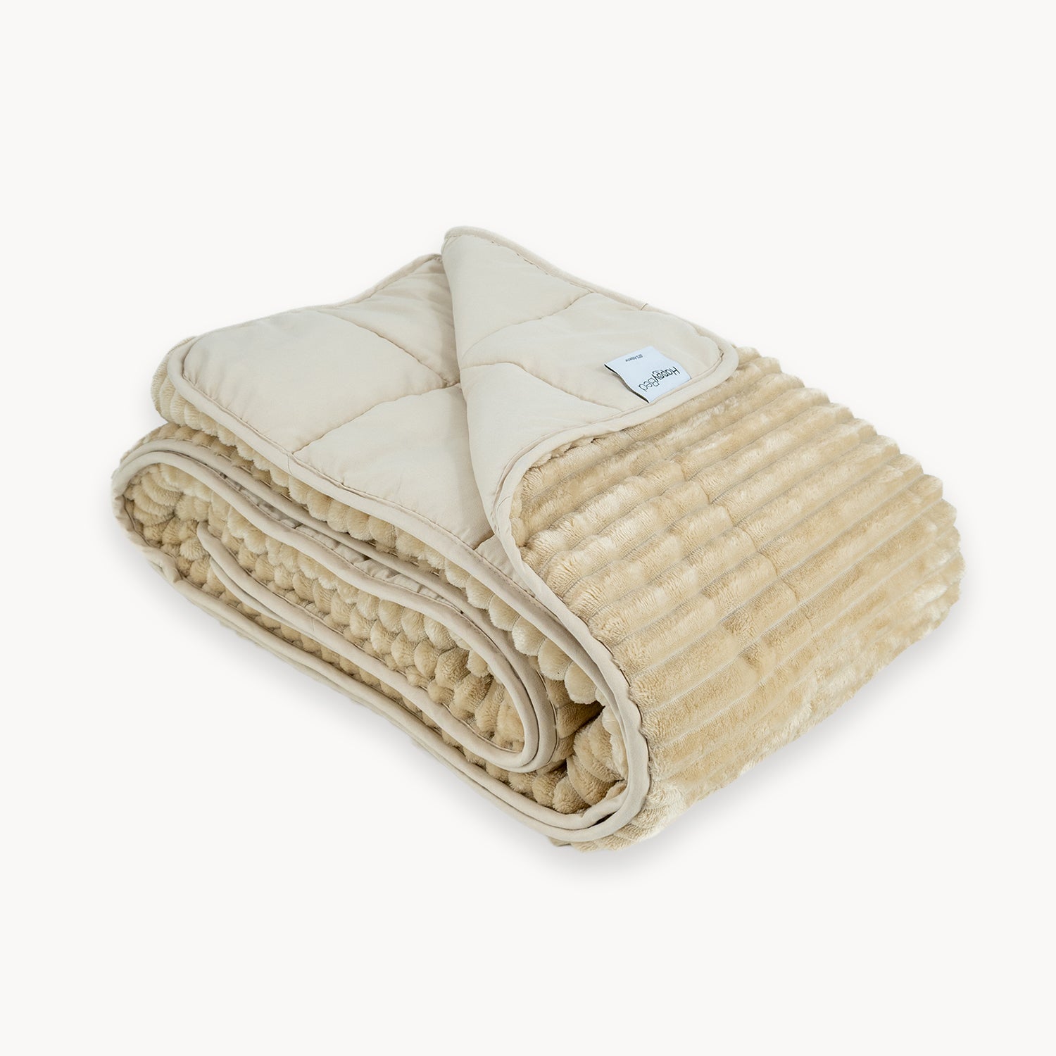 HappyBed Weighted Blanket - Taupe - SKU: 8719023690380