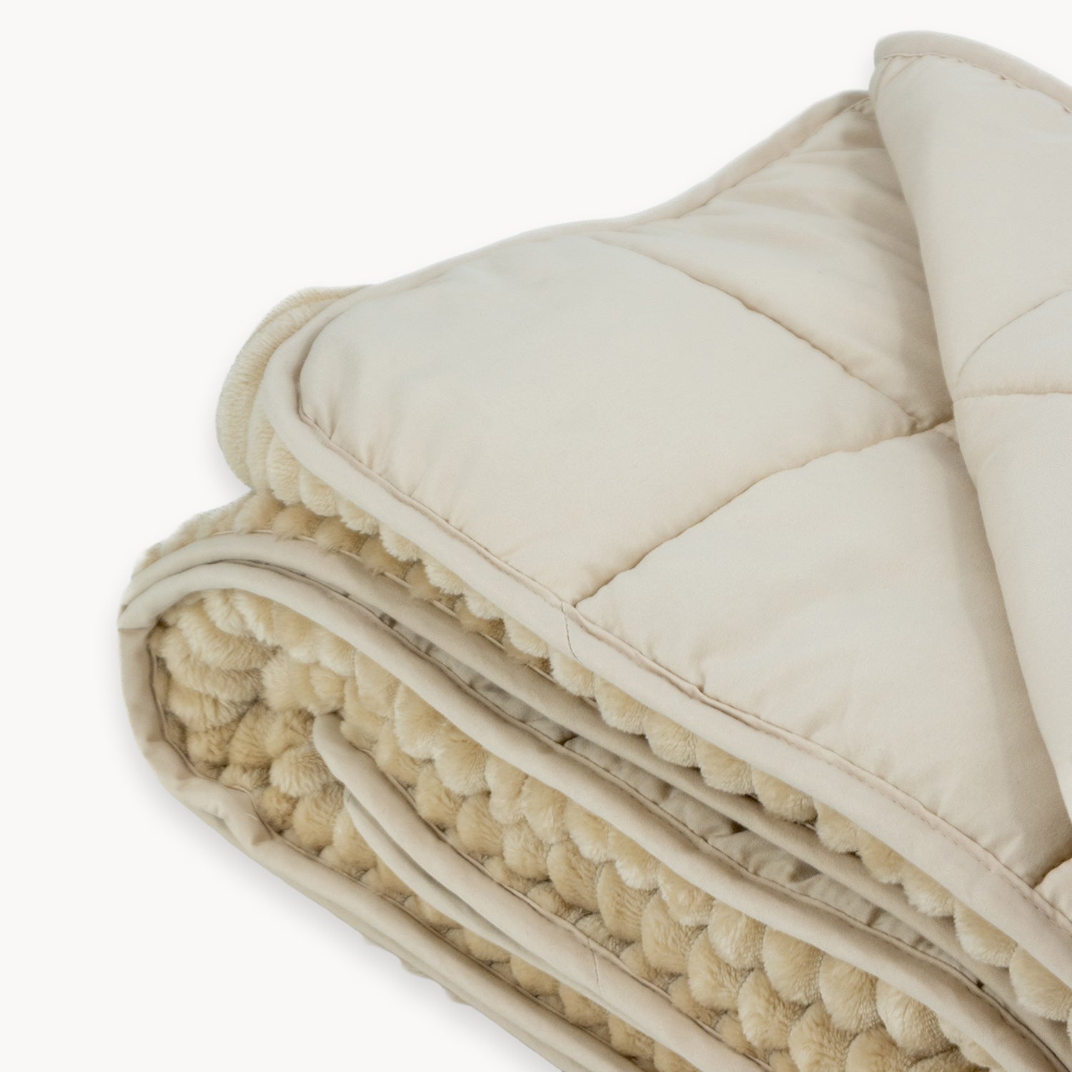 HappyBed Premium Gewichtsdecke | Taupe | 7 KG