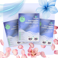 Seaves Voordeelbundel eco-friendly laundry sheets bundle with Natural Flowers, No-Scent, and Blue Chimes fragrances for fresh, sustainable washing