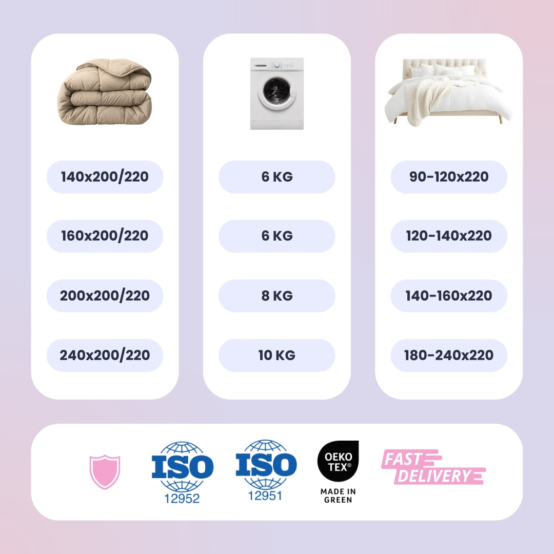 HappyBed zomerdekbed (Cooling) - Blue