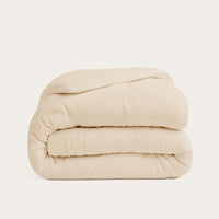 HappyBed dekbed wafel sand taupe kleur zacht en hypoallergeen voor alle seizoenen