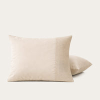 HappyBed kussenslopen wafel sand set van 2