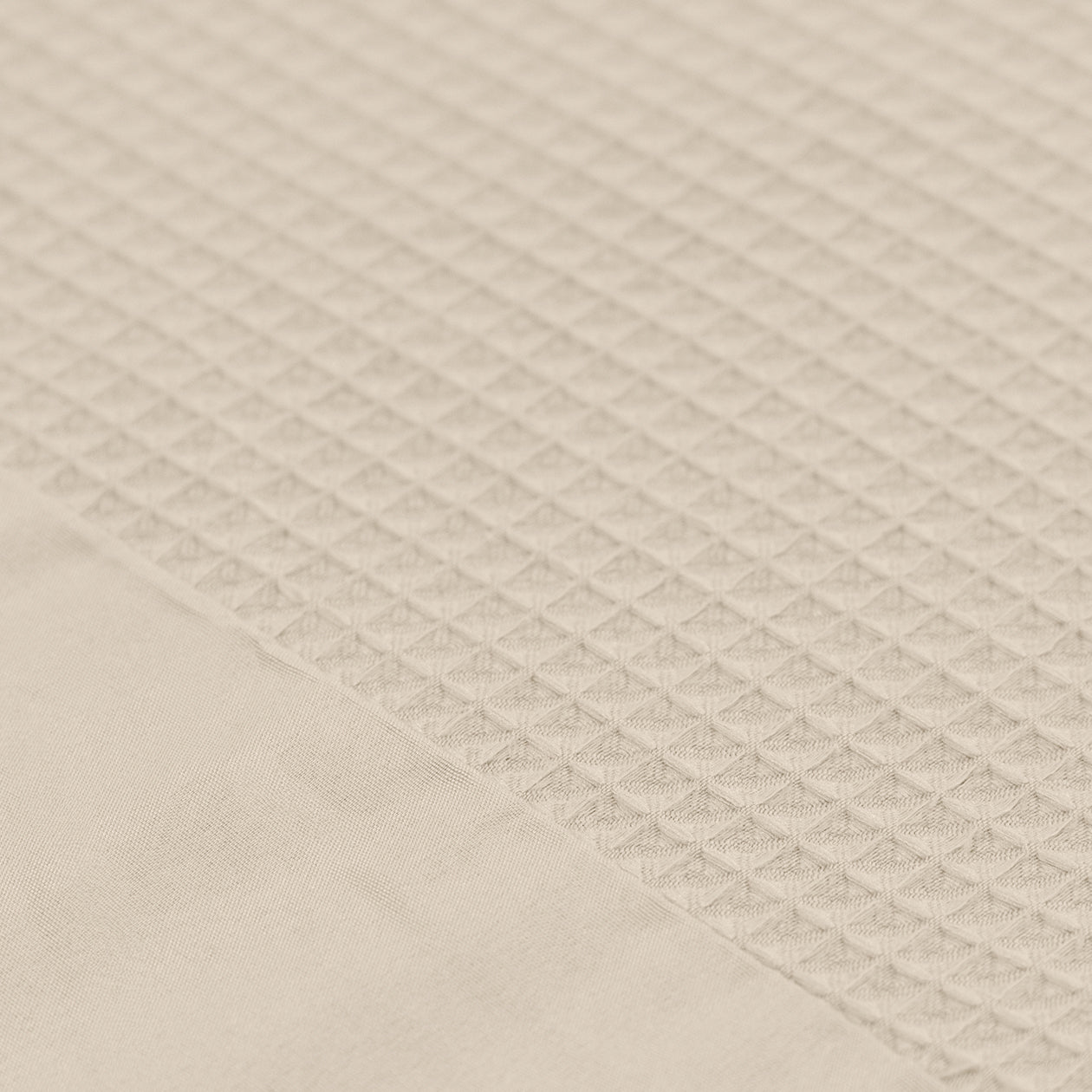 HappyBed Pillowcases | Waffle Sand | Set of 2