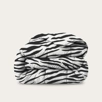 HappyBed Zebra zomerdekbed met luchtige zebra print voor warme zomernachten