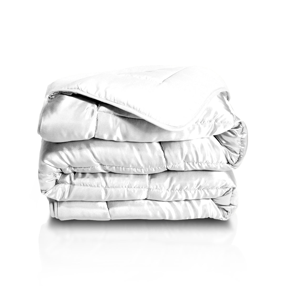 HappyBed Satin - Schneeweiß (Vorbestellung Lieferung ab 16. Oktober)