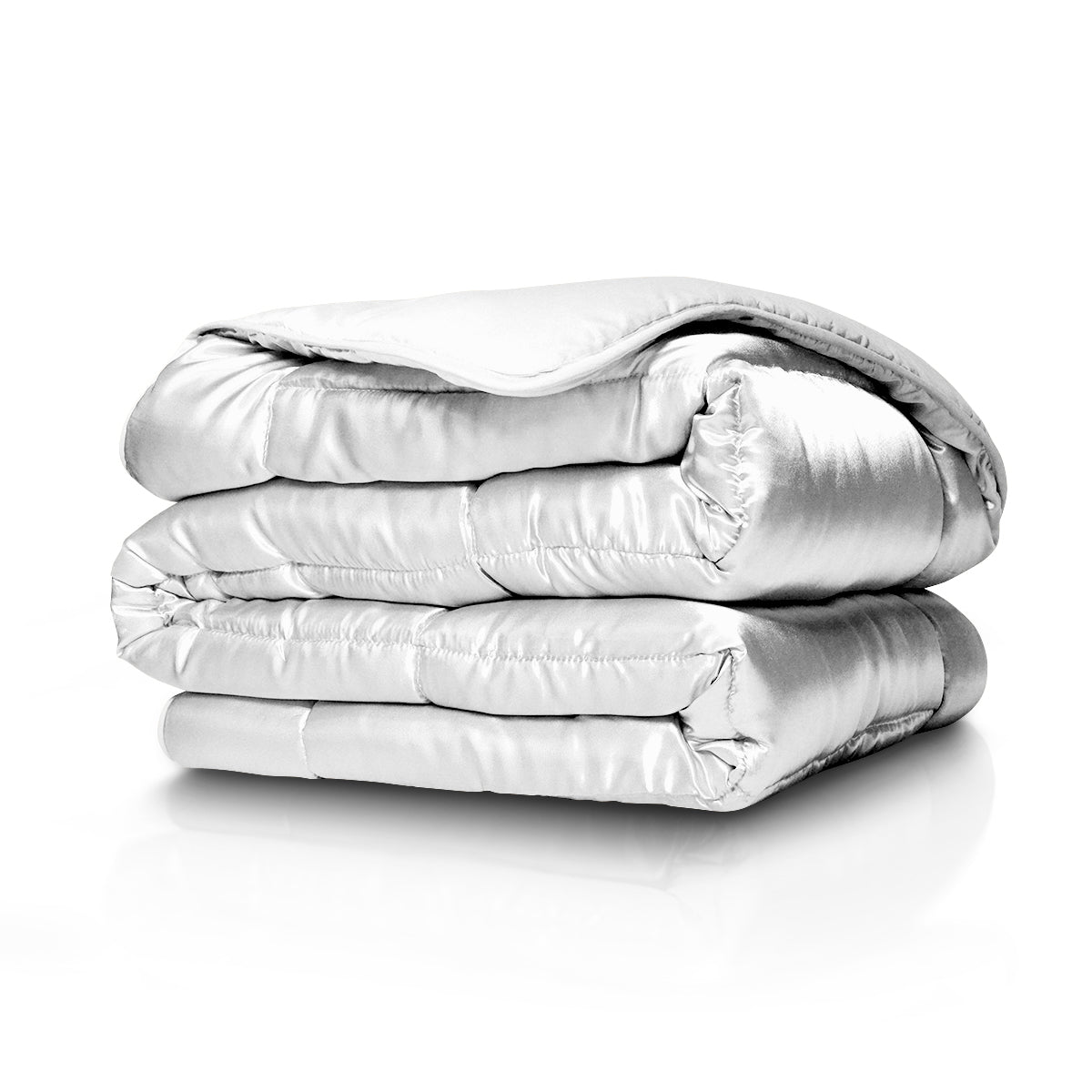 HappyBed Satin - Schneeweiß (Vorbestellung Lieferung ab 16. Oktober)