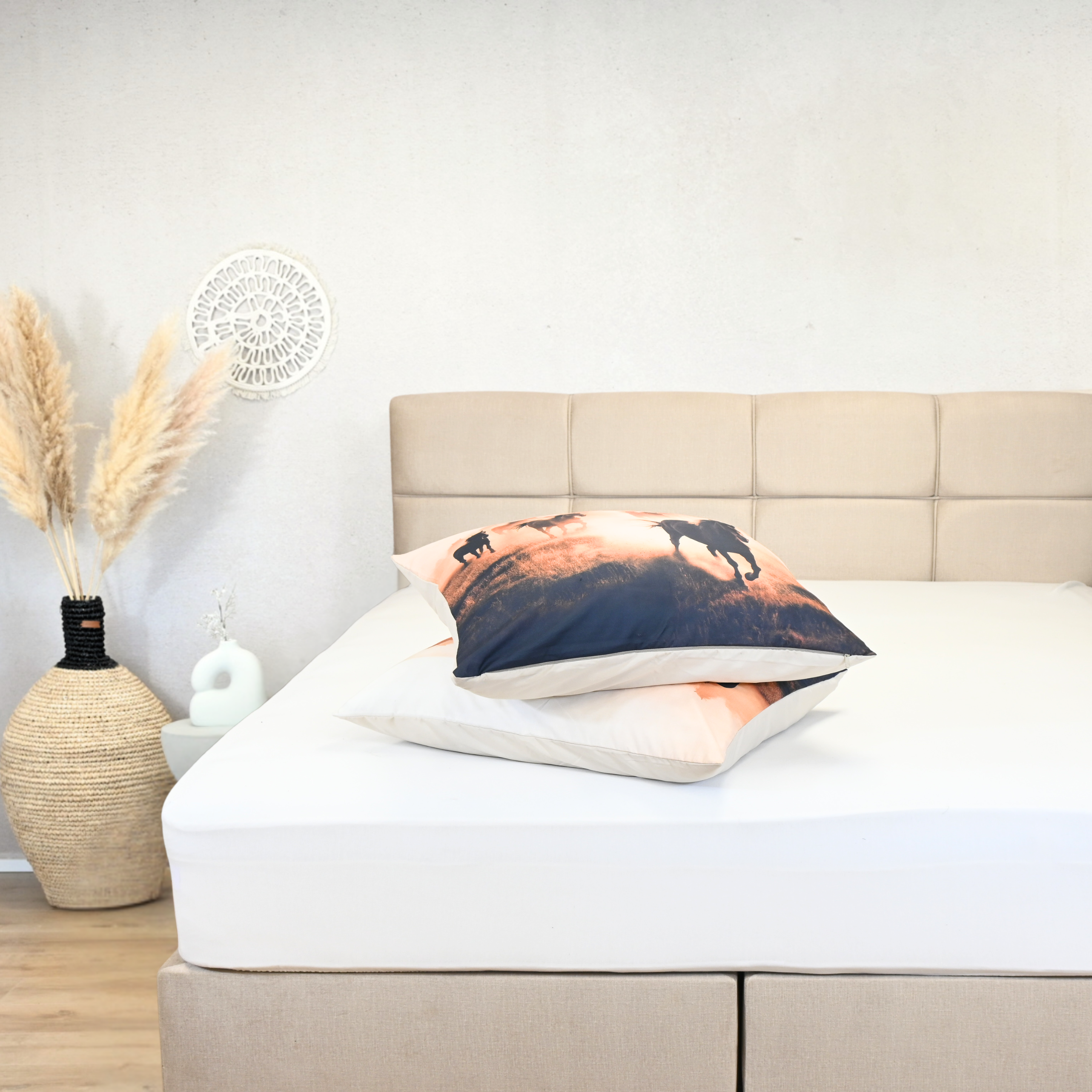 HappyBed | Terra Plain Horses - pillowcase set of 2 pieces - 60x70cm