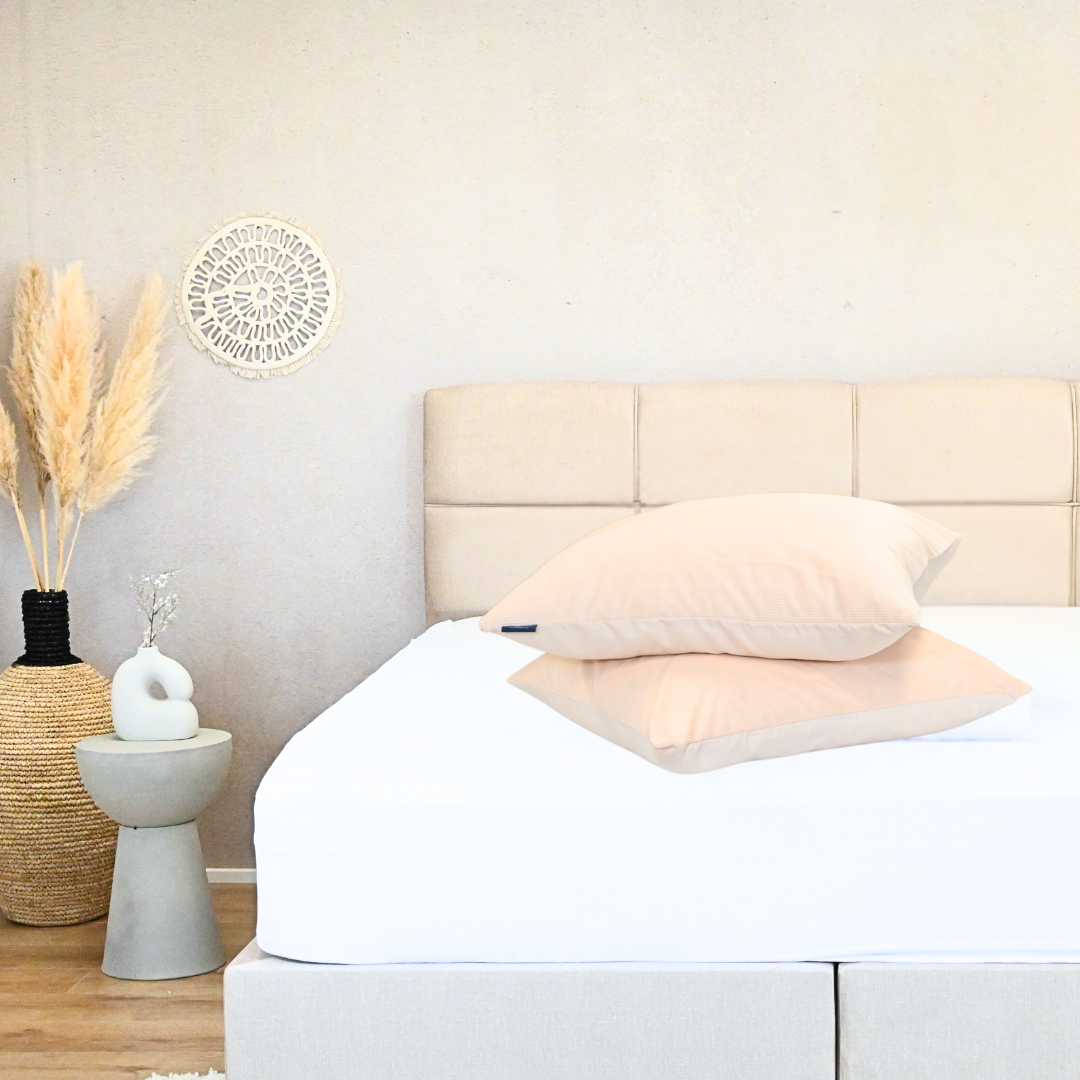 HappyBed Corduroy - Soft Peach - kussensloop set 2 stuks