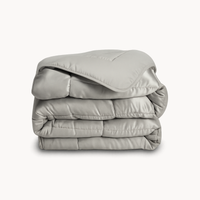 HappyBed Duvet | Satin Silver Grey | Duvet for the whole year