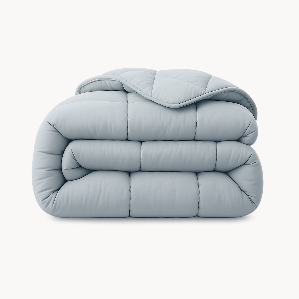 HappyBed Jersey dekbed in zilvergrijs, zacht en ademend voor het hele jaar