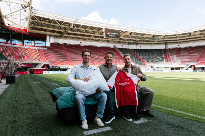 Sierd Zijlstra met Michael Koster voor contract met AZ