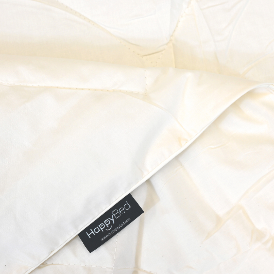 HappyBed Premium - Off White - Zomerdekbed - Percal katoen