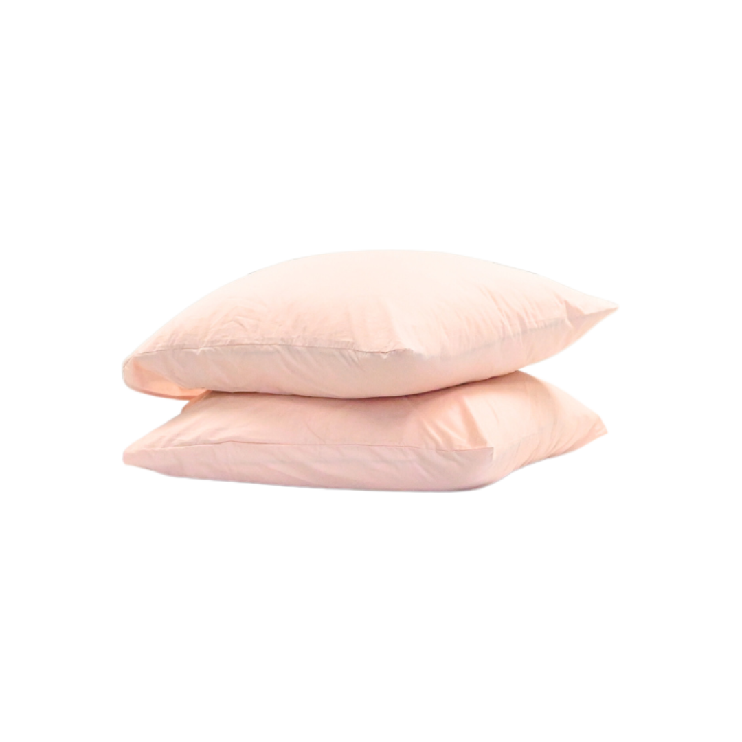 HappyBed Premium - Vintage Pink Pillowcase set of 2 - Percale cotton