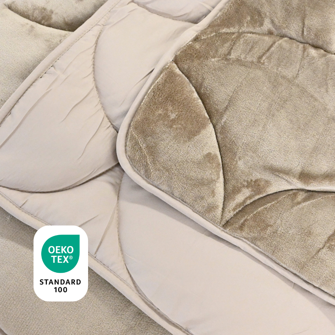 HappyBed - Velvet - Taupe - Couette sans housse toutes saisons