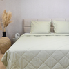 HappyBed Premium Summer Duvet | Sage Green | Percale Cotton