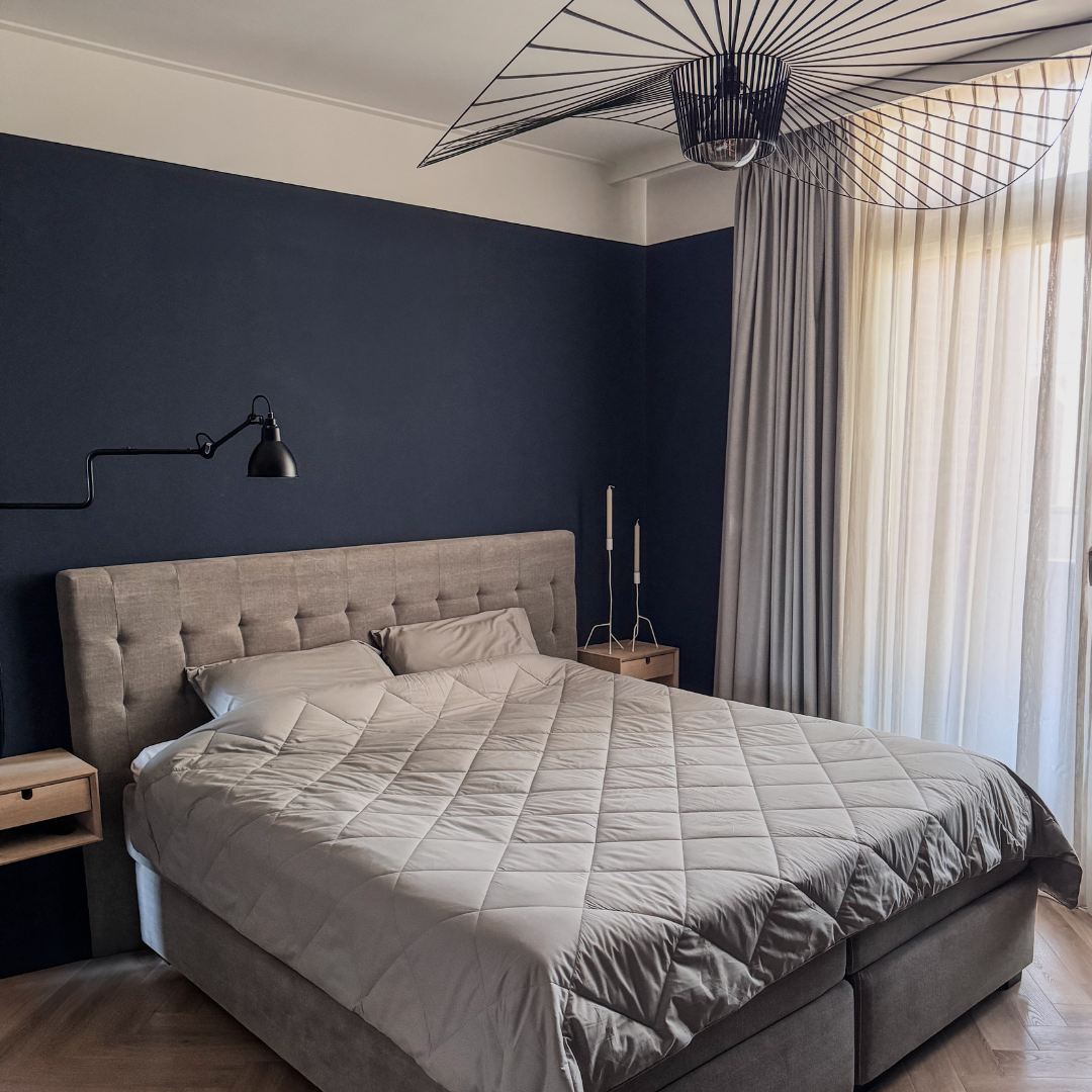 HappyBed Premium - Pebble grey - Zomerdekbed - Percal katoen