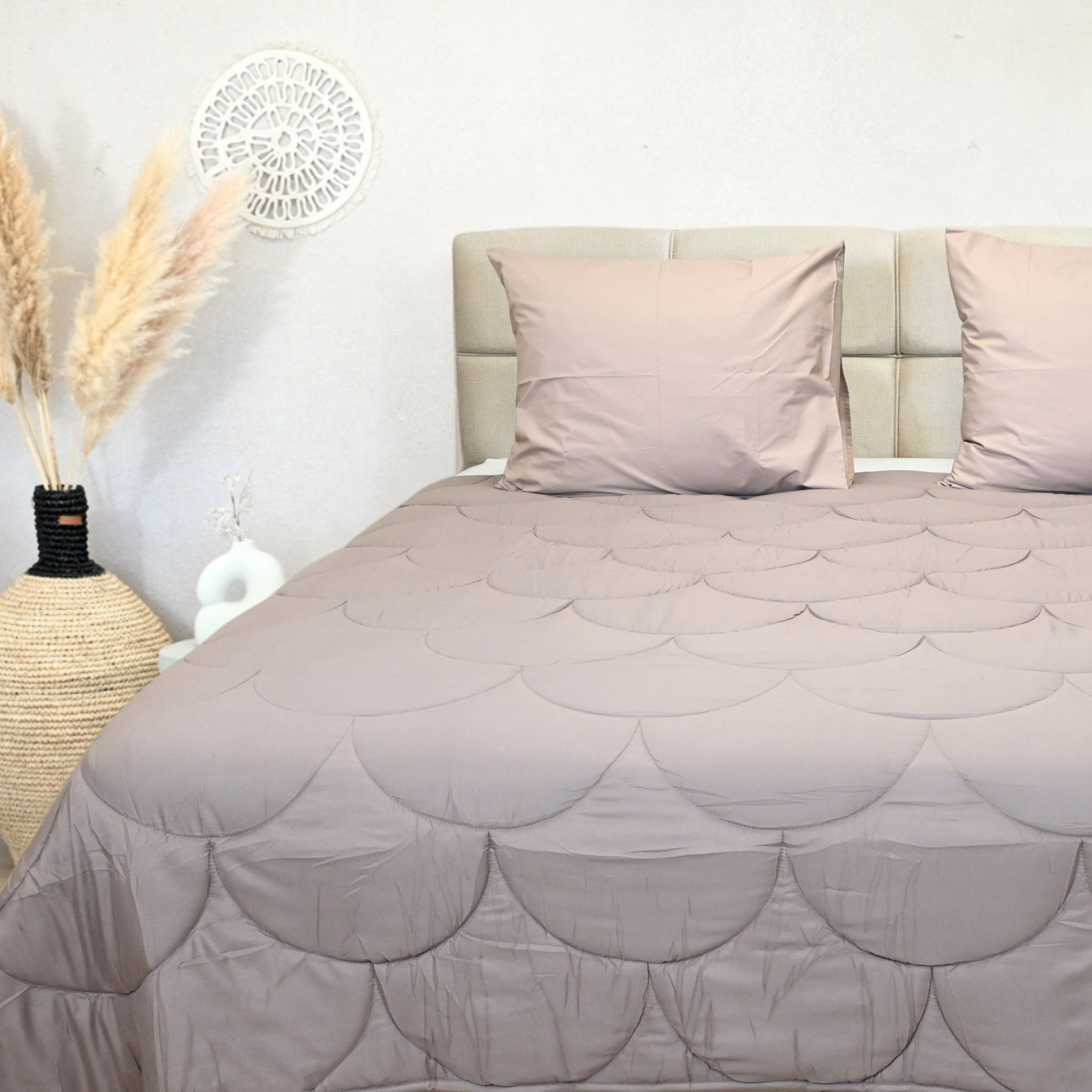 HappyBed - Teddy - Brown - Couette sans housse toutes saisons