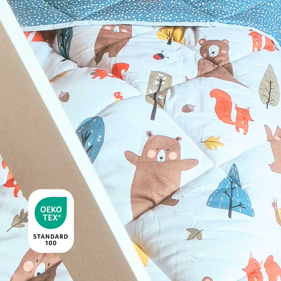 HappyBed Kids - Bobby Bear - 100% Baumwolle - Ganzjahresbettdecke