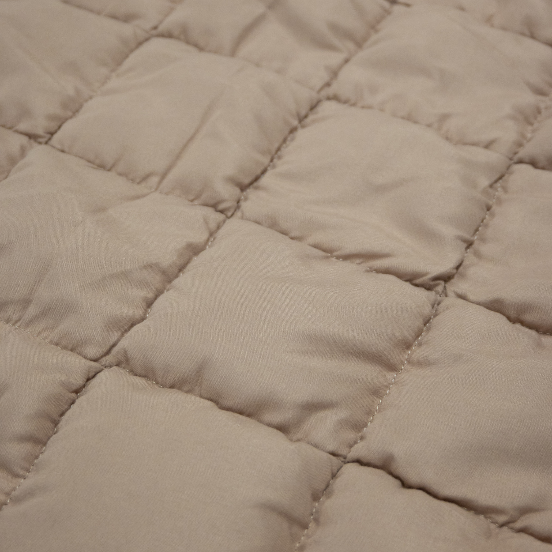 HappyBed Puffy dekbed voor het hele jaar - Warm Taupe - verzending vanaf 10-09