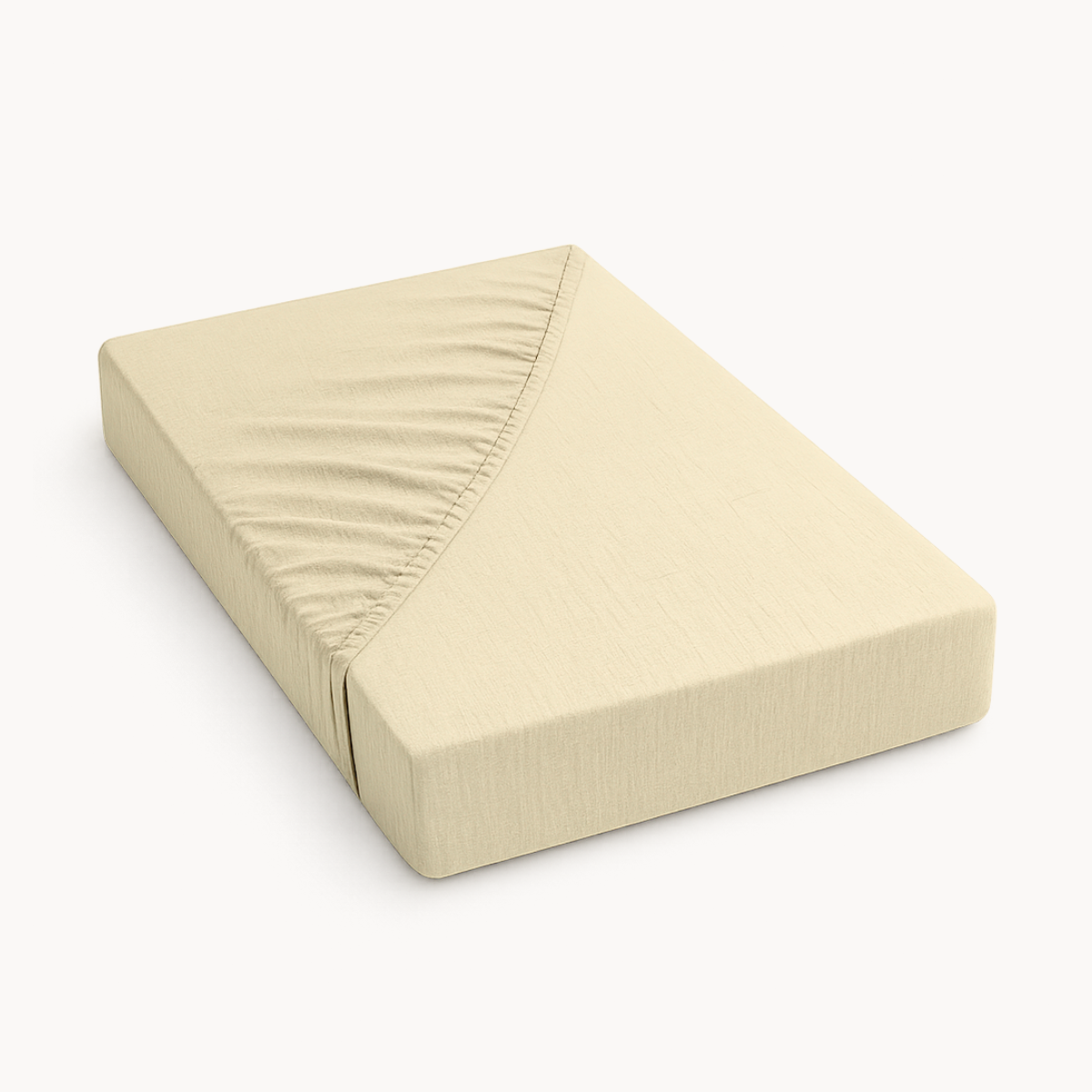 HappyBed Muslin fitted sheet - Off white - SKU: 8717752110018