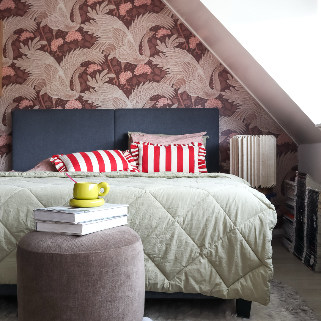 HappyBed Premium - Sage Green - Zomerdekbed - Percal katoen