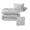 Premium-Bundle | Baumwollsatin | Grau