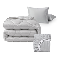 Premium-Bundle | Baumwollsatin | Grau