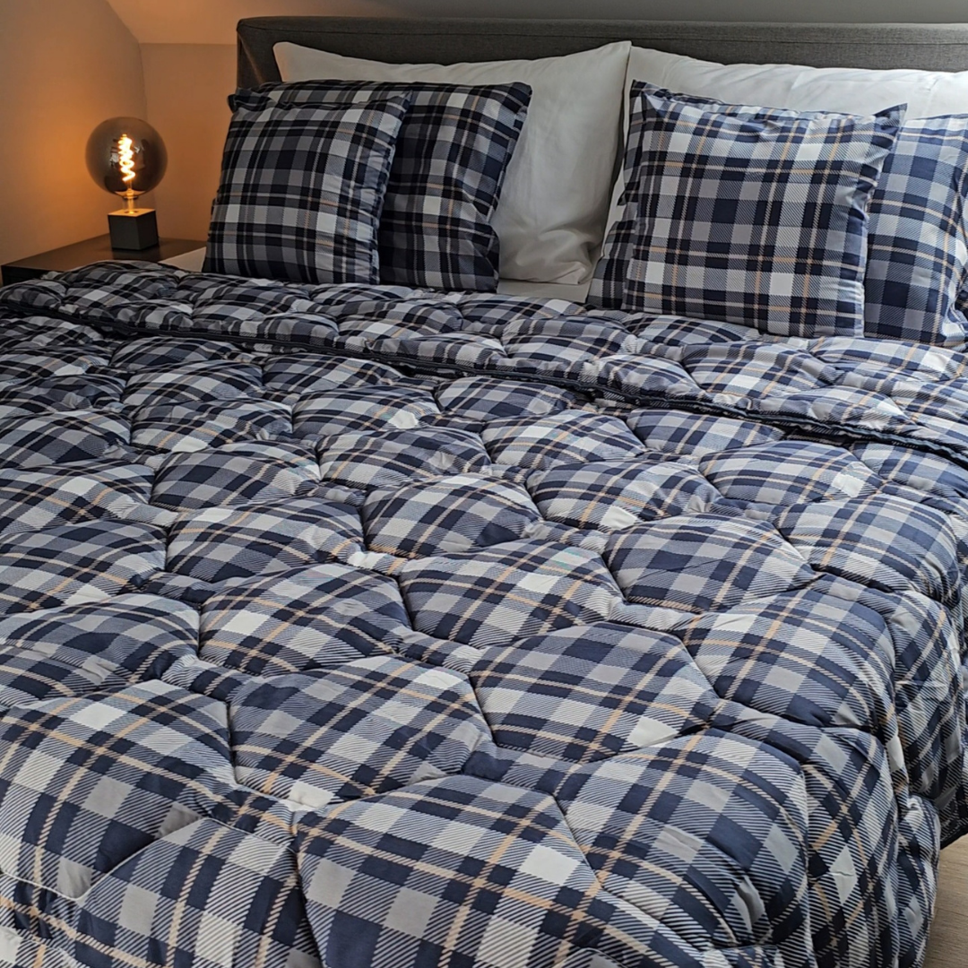 (BF) HappyBed Tartan - Duvet for the whole year 240x220 & 260x220