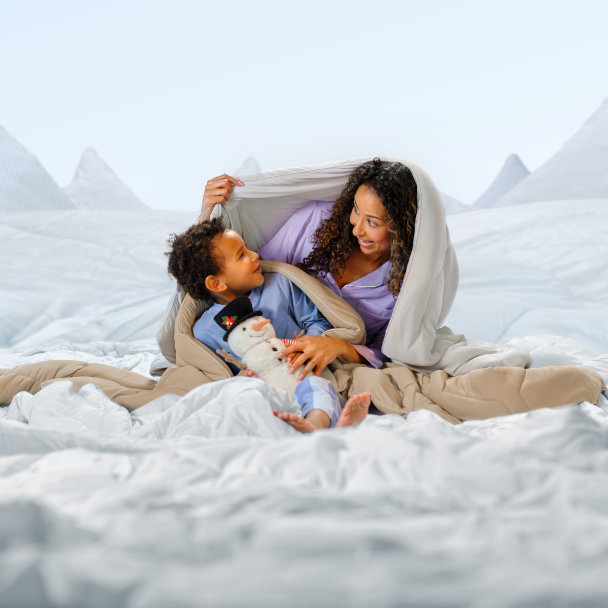 HappyBed Zomerdekbed | Cooling Taupe IceSilk (Levering op 13 April)