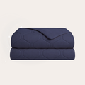 HappyBed Zomerdekbed | Cooling Navy IceSilk (Levering op 13 April)