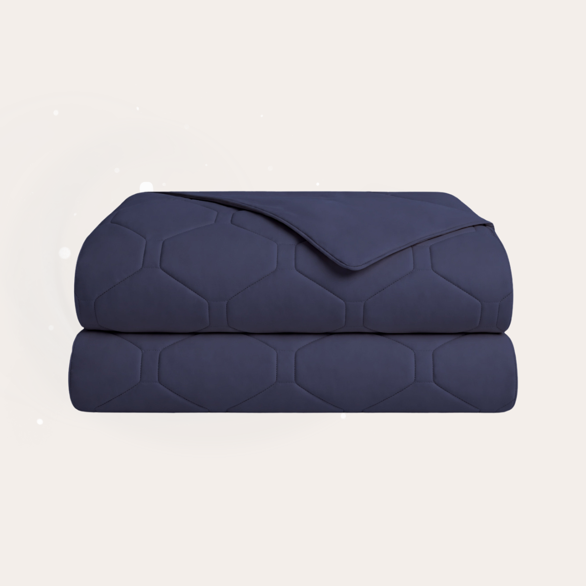 HappyBed Zomerdekbed | Cooling Navy IceSilk (Levering op 13 April) - SKU: 8717752131327