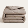 HappyBed couette lavable | Percale plumes | Taupe