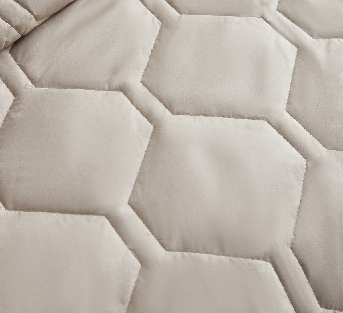 HappyBed couette lavable | Percale plumes | Taupe