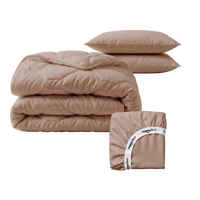 Elegant bundt|bomuld hør|taupe