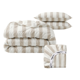 Elegant Bundle| Cotton linen| Stripes Mélange