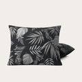 HappyBed Pillowcase | Black Leaves | Set of 2