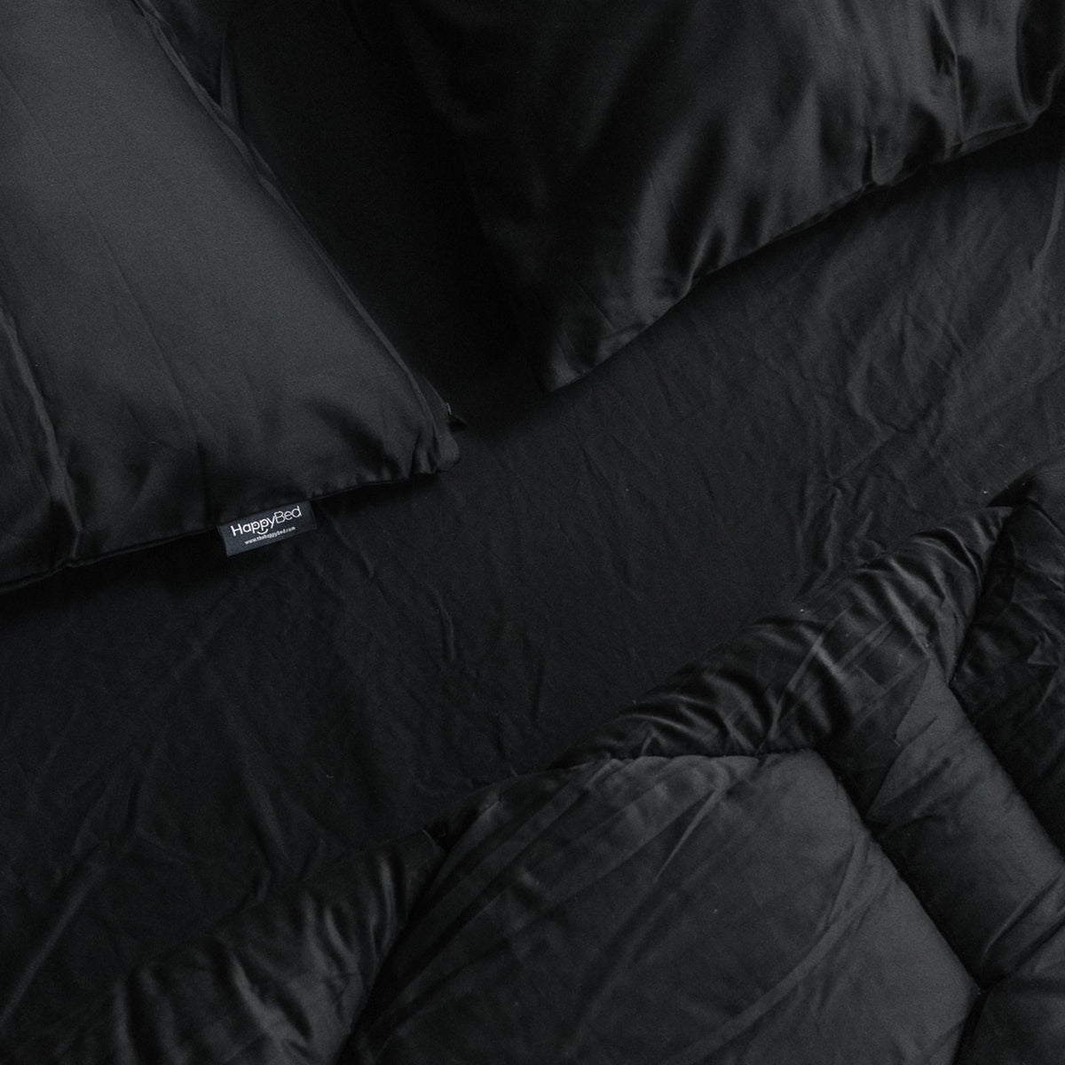 Drap-housse HappyBed | Anthracite | Jersey double en coton