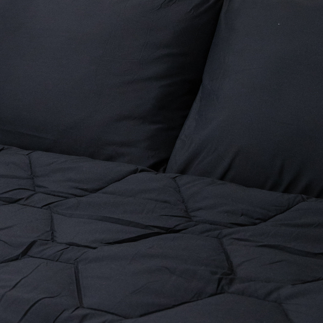 HappyBed Kussensloop | Black | Set van 2