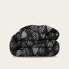 HappyBed Duvet | Black Leaves | For the whole year