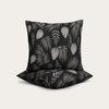 HappyBed Sierkussensloop | Black Leaves | Set van 2