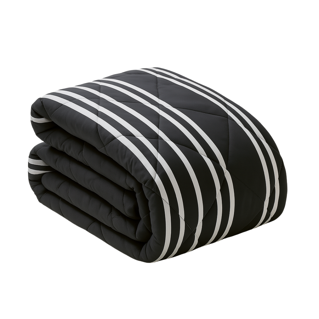 HappyBed Black Lines - Ganzjahresdecke - 100% Baumwolle - SKU: 8721001721740