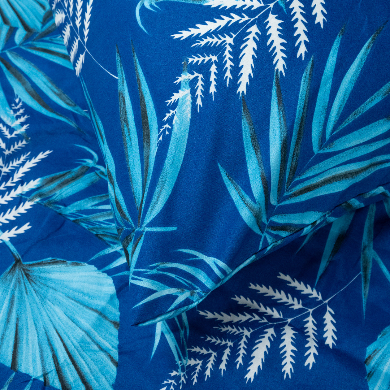 HappyBed Kussensloop | Blue Leaves | Set van 2