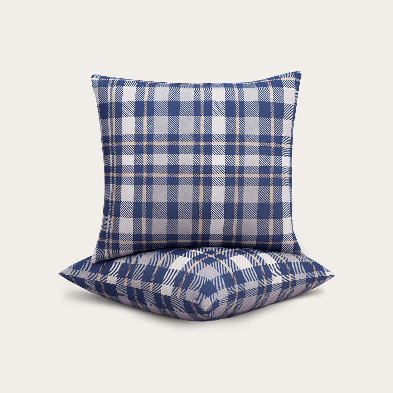 HappyBed Sierkussensloop | Tartan | Set van 2 - SKU: 8721001727698