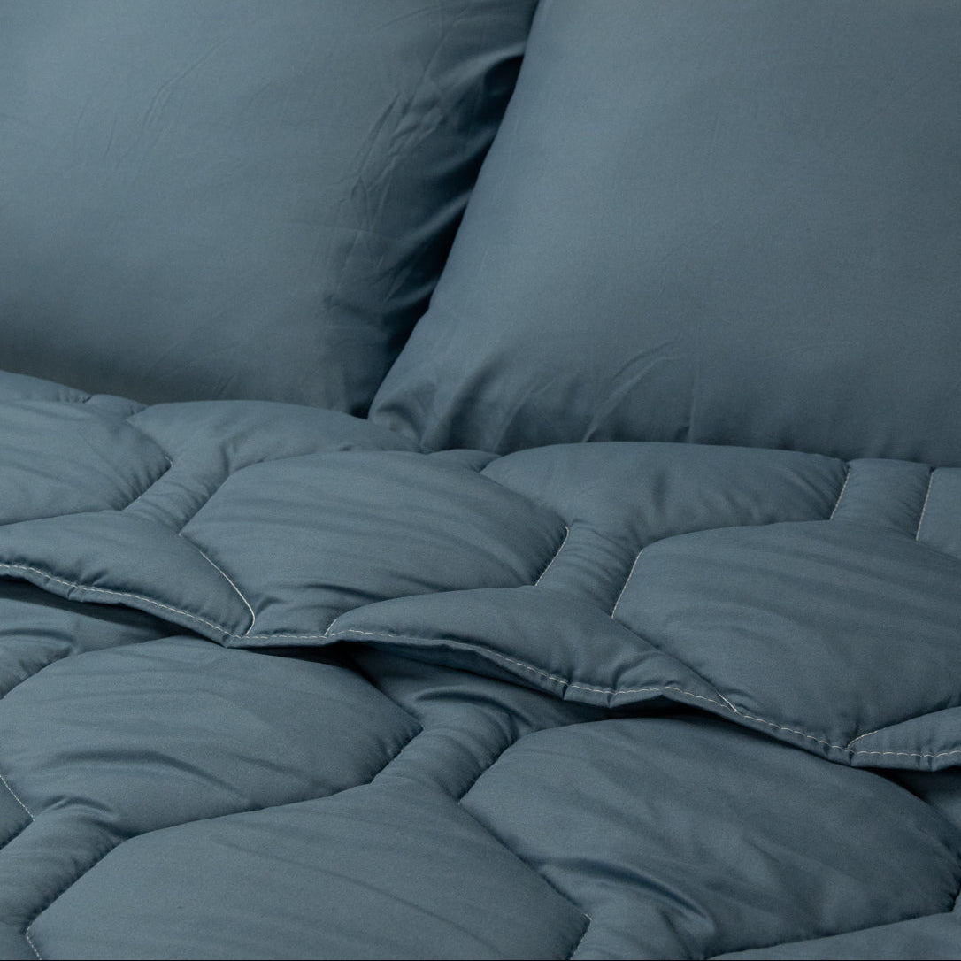 HappyBed Kissenbezug | Bluestone | 2er Set