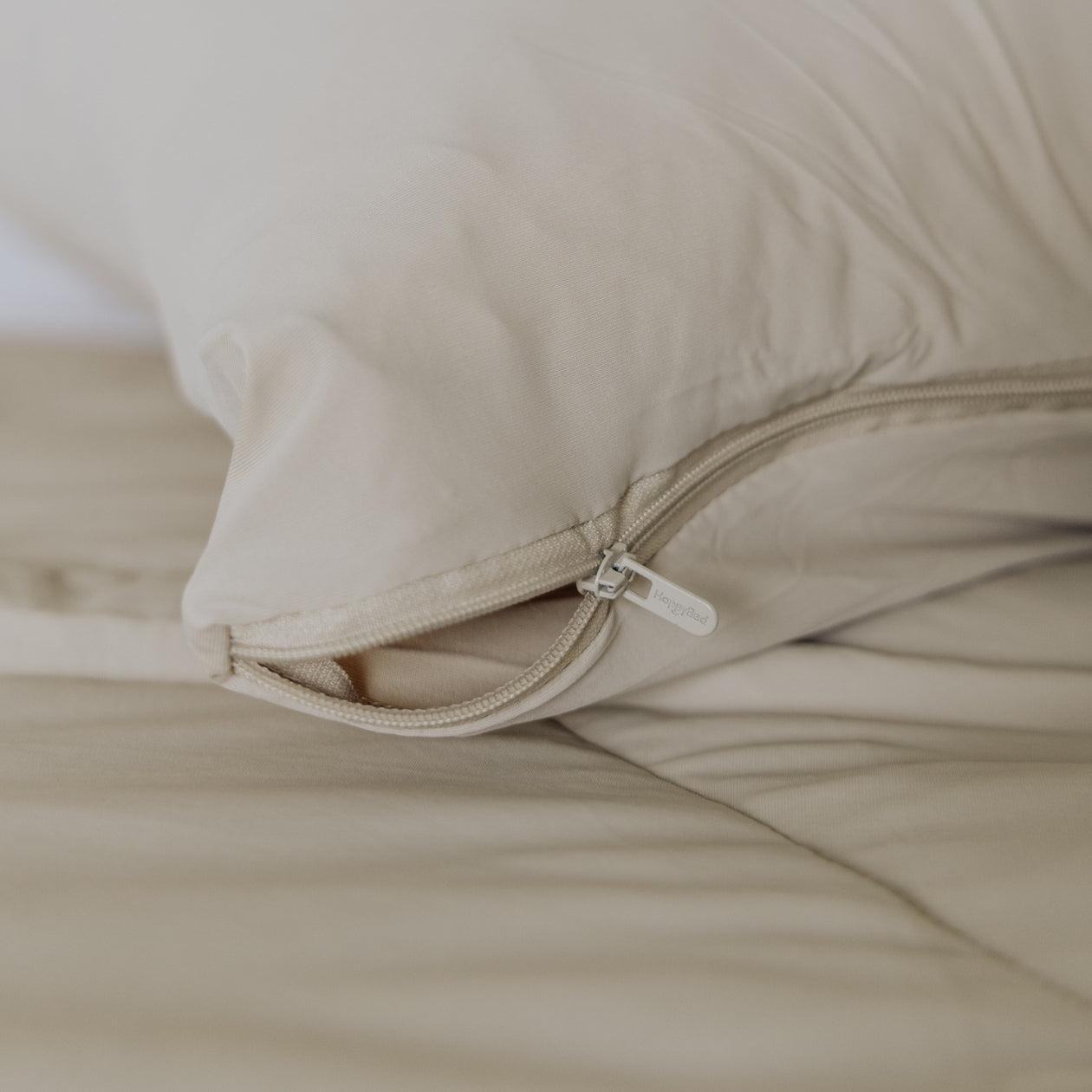 HappyBed Kussenslopen | Cooling Taupe